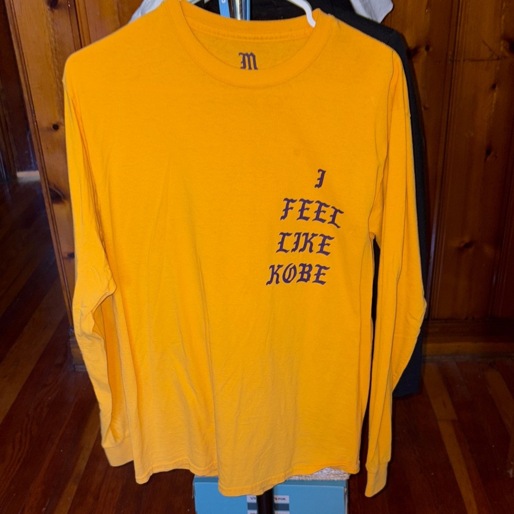 Yellow Kobe Bryant Long Sleeve